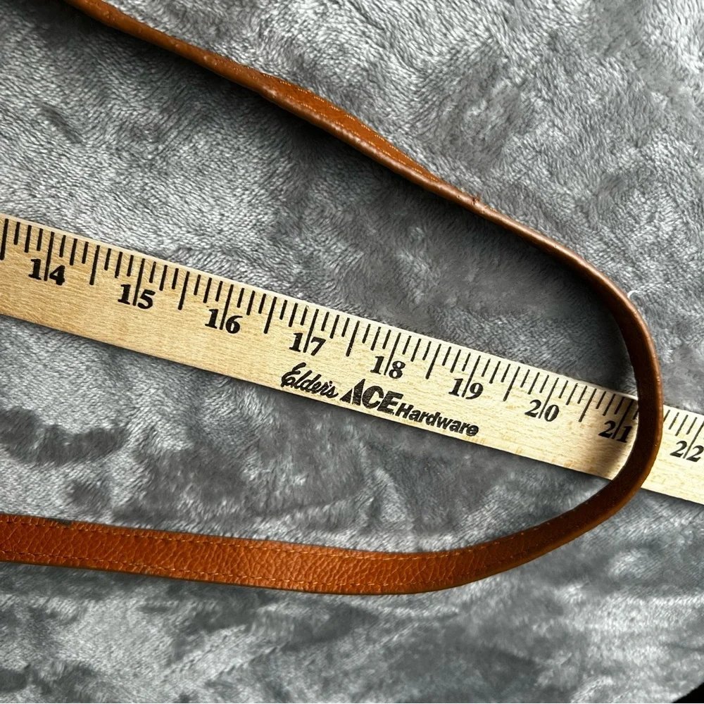Steven By Steve Madden Crossbody‎ Hobo Bag Toffee Brown Leather Bohemian Casual